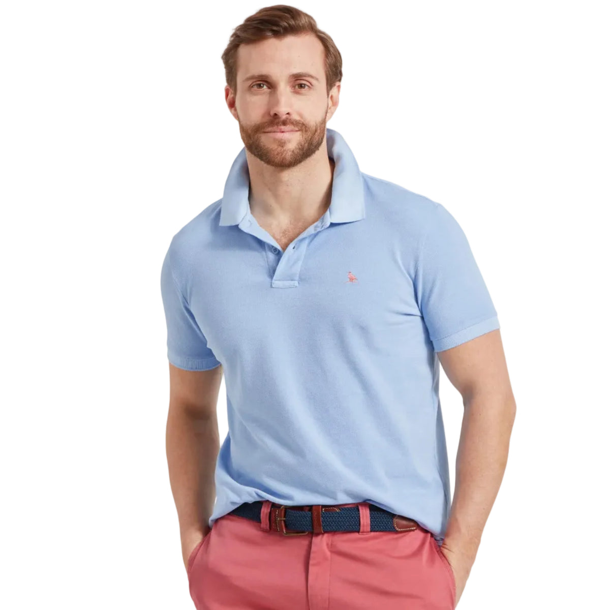 St Ives Garment Dyed Polo Shirt